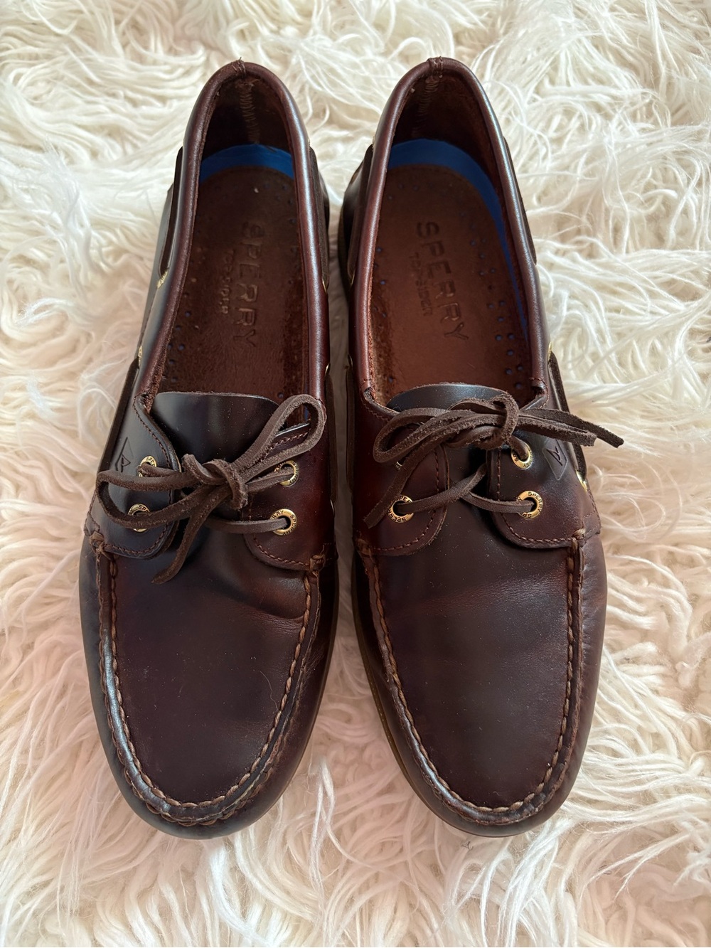 Sperry Authentic Original 2-Eye Leather Boat Shoes Men’s 10.5 M